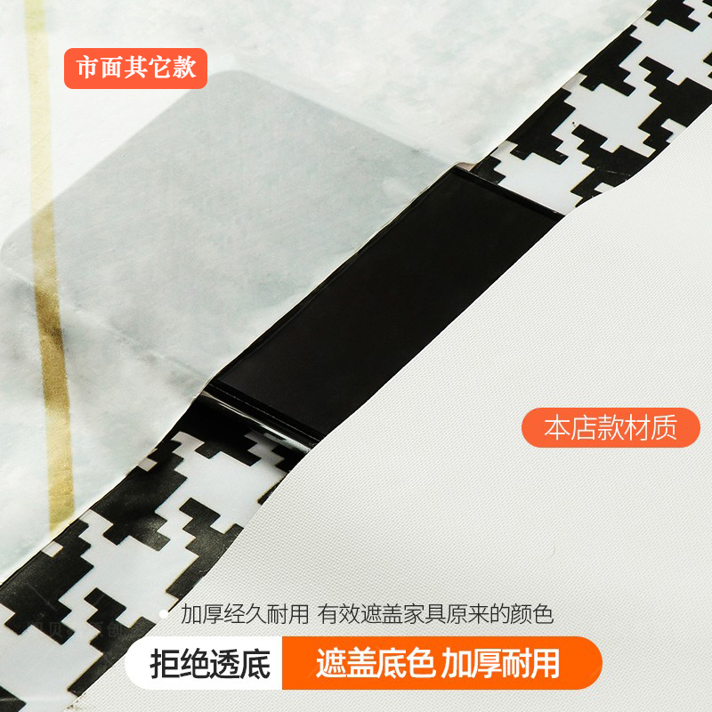 简约推拉门改造贴纸衣柜翻新玻璃移门不透明贴膜自粘遮丑防水墙贴