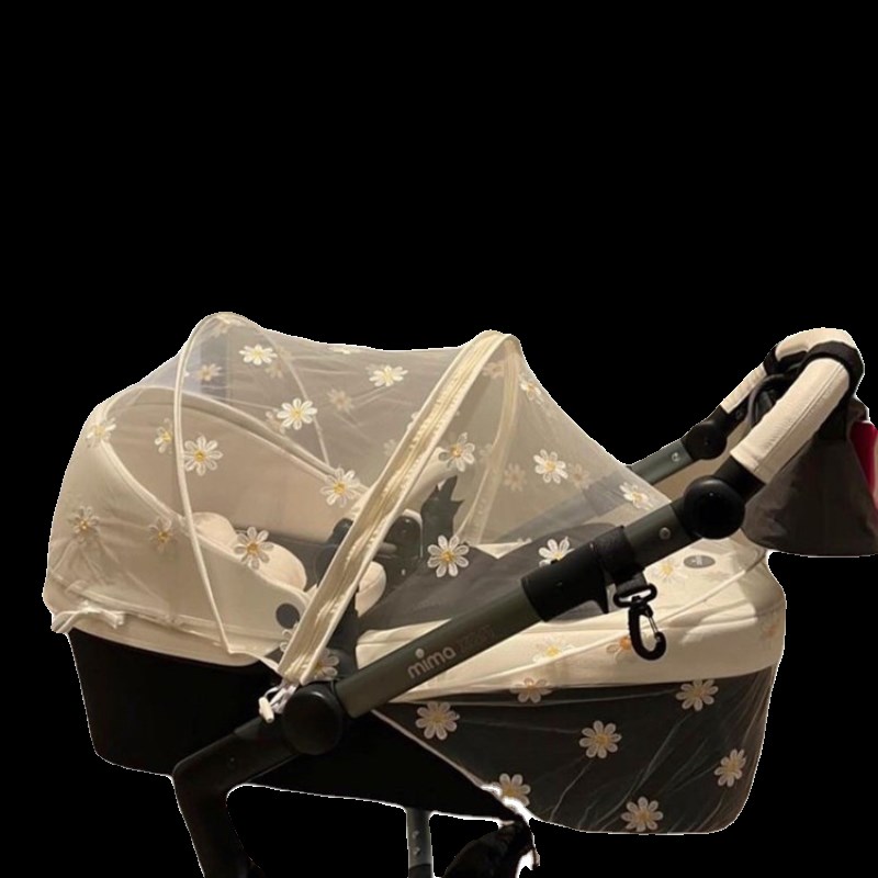 婴儿车蚊帐全罩式通用宝宝推车防蚊罩儿童婴幼儿伞车加密网纱遮阳