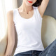 无袖 黑色小吊带背心女外穿内搭2021新款 夏季 纯棉白色打底t恤上衣