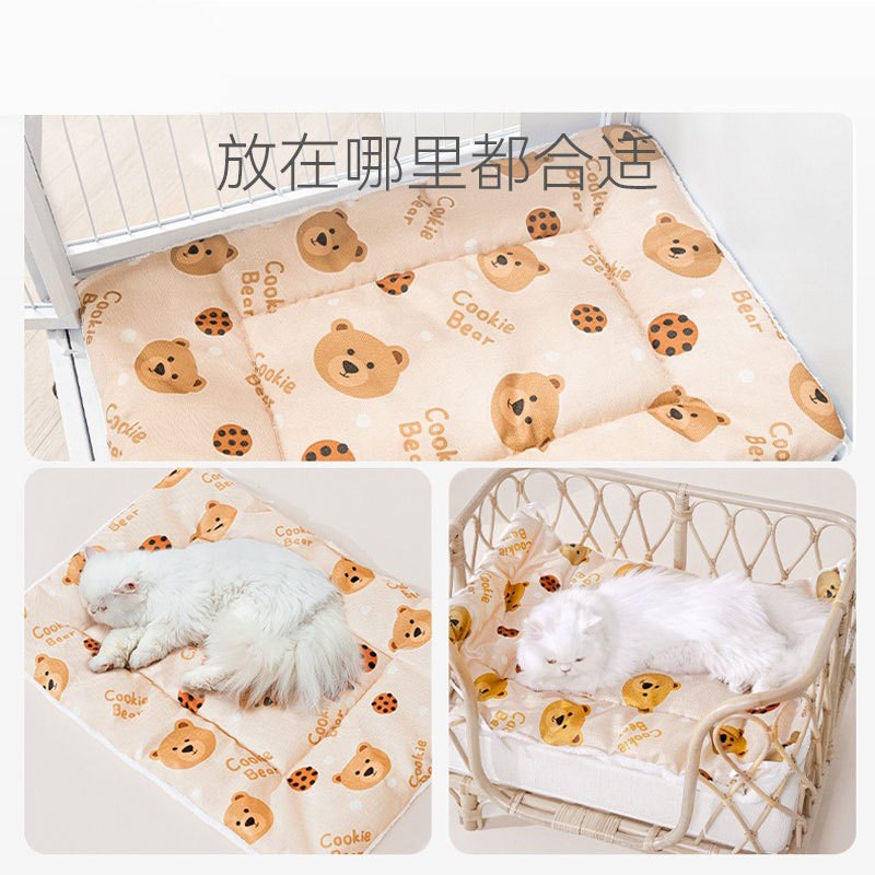 猫垫子卡通双面可用加厚保暖睡觉用猫笼平台垫狗狗毛毯睡垫宠物垫