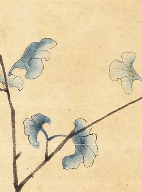 清 蒋溥兰石图 国画仿古字画挂轴高清复制彩色临摹底稿玄关装饰画