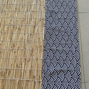 芦苇帘子草编席子日式隔断窗门帘帘子家用窗帘遮阳草帘子竹帘包边