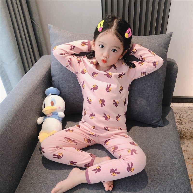 儿童保暖内衣无骨套装女童秋衣秋裤全棉无痕男童衬衣衬裤宝宝睡衣,童装/婴儿装/亲子装,内衣套装,淘宝优惠券,粉丝福利购,淘宝优惠卷