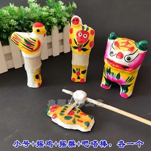 潍坊高密泥塑泥老虎泥叫虎特产工艺品纪念品礼物喜事开会伴手礼