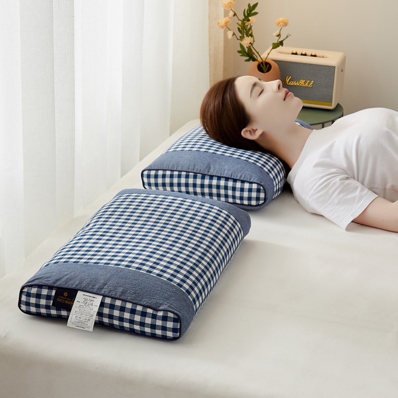 日式全棉荞麦枕芯枕头护颈枕纯荞麦皮助睡眠枕头芯男女学生单人枕