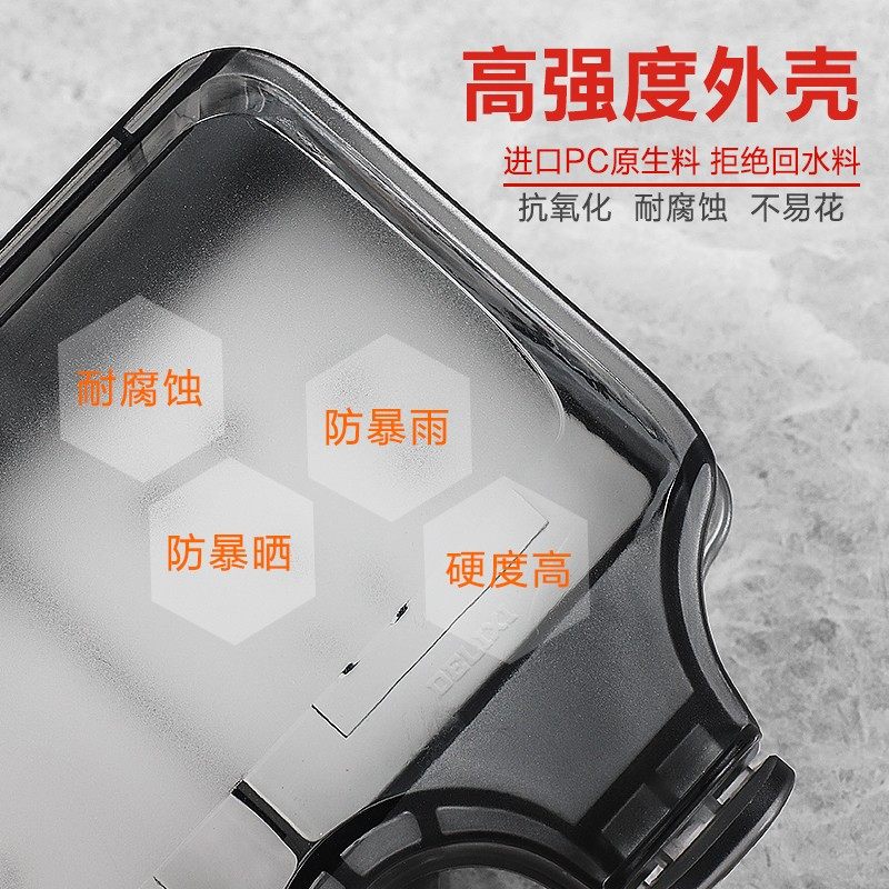 卫生间防水插座保护盖洗手间排一拖二户外防雨明装盒密封防水盒罩,电子/电工,防溅盒,淘宝优惠券,粉丝福利购,淘宝优惠卷