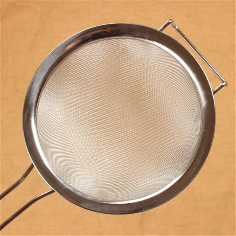 出口特密不锈钢网筛油格漏勺隔渣网面粉筛大号密漏油过滤网宽耳硬