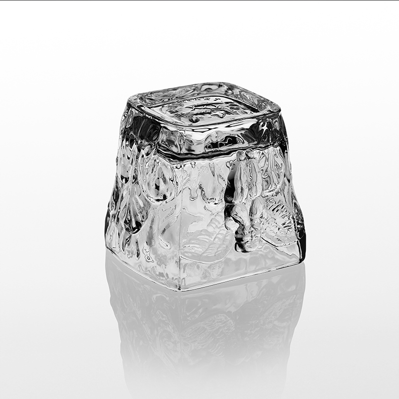 稀奇艺术罗马之心方形威士忌酒杯复古杯子艺术品水晶结婚礼物