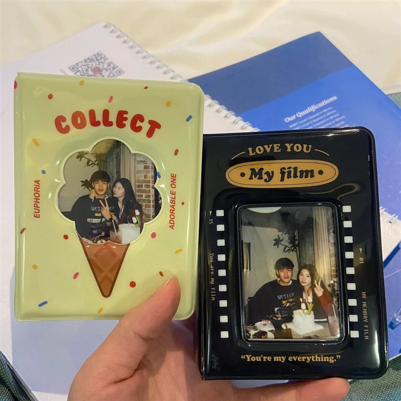 小卡一宫格收纳册3寸拍立得相册大容量照片可爱卡册迷你专辑收纳