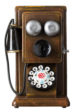复古老式挂壁挂电话机模型服装店酒吧橱窗装饰品壁饰摆件摄影道具
