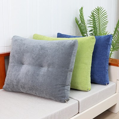 沙发大靠背靠垫客厅皮靠包床上硬靠枕长抱枕床头靠背垫定制做枕头