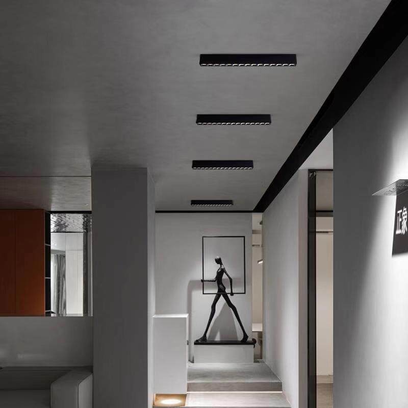 led明装线条射灯创意客厅无主灯照明吸顶式格栅线性灯过道长条形,家装灯饰光源,明装射灯,淘宝优惠券,粉丝福利购,淘宝优惠卷