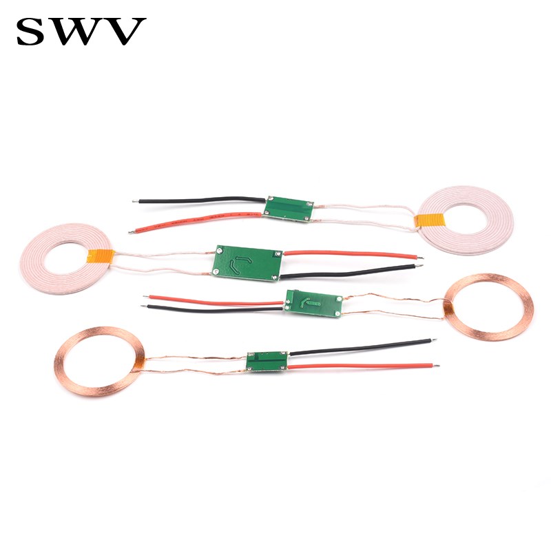 无线供电模块5V1A/5V2A 无线充电发射接收端电路板5w 10w大功率