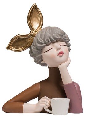 留象创意女孩客厅桌面电视柜装饰品玄关摆件家居饰品乔迁新居礼品