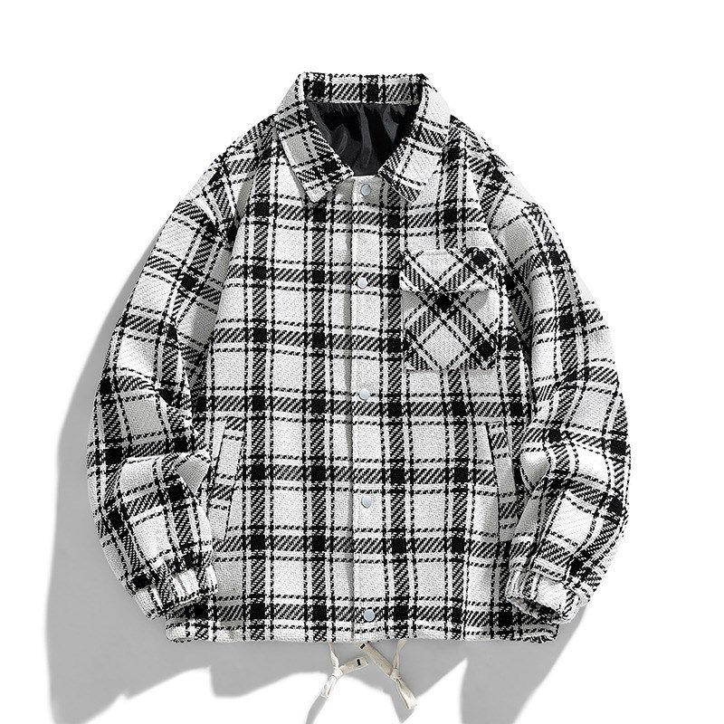 美式潮流格子长袖衬衫男春秋季宽松街头通勤上衣青T年百搭休闲衬,户外/登山/野营/旅行用品,其他户外服装,淘宝优惠券,粉丝福利购,淘宝优惠卷