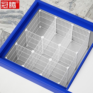 雪糕冰柜隔断加密铁网分格篮子隔断围栏冷冻柜内分类置物架收纳筐
