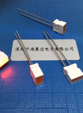 6X3.6X6.5mm橙色长方形平面显示信号白K壳指示LED灯珠发光二极管