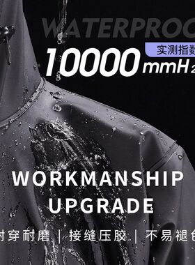 PU分体式雨衣雨裤套装男款全身防暴雨成人骑行电动摩托车防雨服