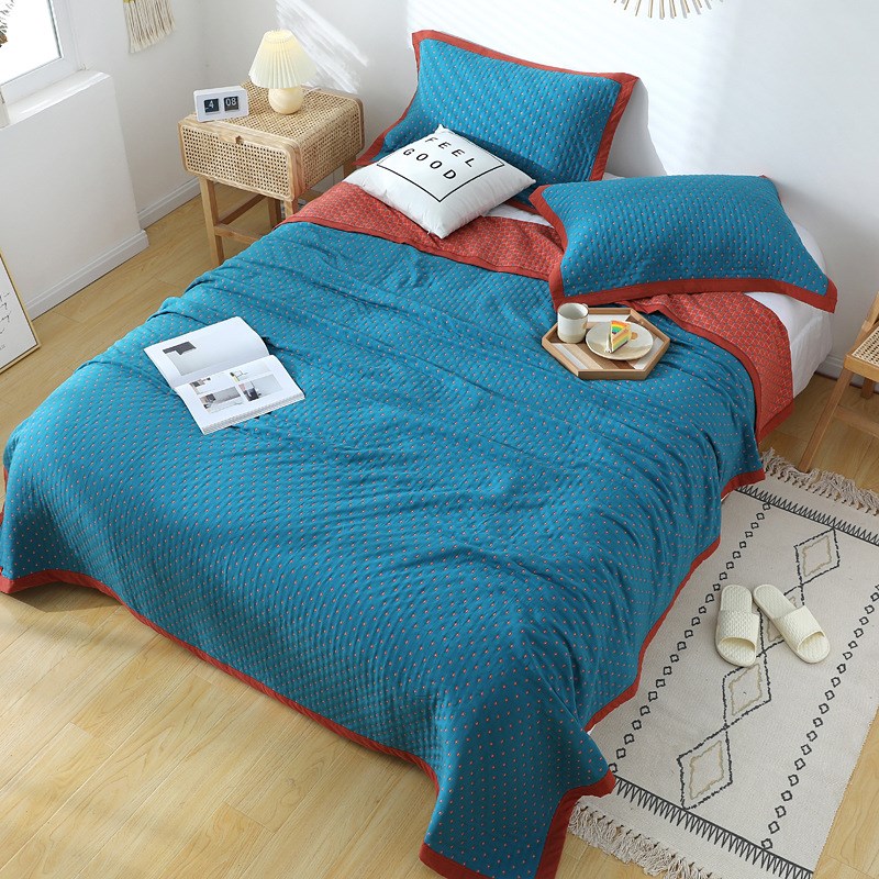 200*230色织提花加厚多层纱布毛巾被 双人盖毯夏季空调被床单