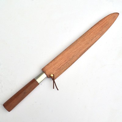 实木刀鞘日式鱼生刀刀鞘多功能刀R鞘木质柳刃刀套
