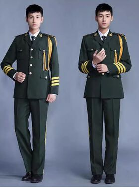 军鼓队大鼓演出服成人管乐队升旗仪式军乐队管弦乐器男女演奏礼服