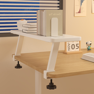 书桌置物架学生宿舍桌上加高书y架收纳架家用简易桌面多层增高架