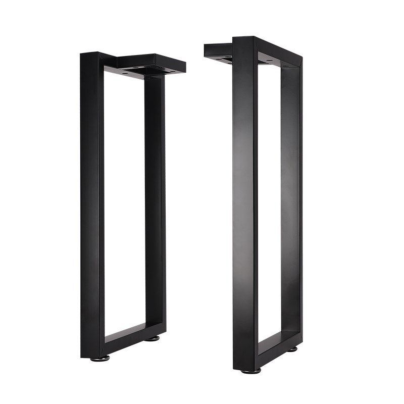 定制铁艺桌脚支架吧台支撑架餐桌办公桌桌腿桌子腿支撑腿岛台桌架