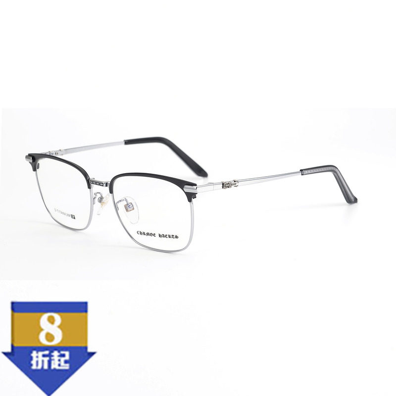 时尚眼镜框纯钛超轻y男女通用简约全框架日韩潮流文艺复古眼镜架