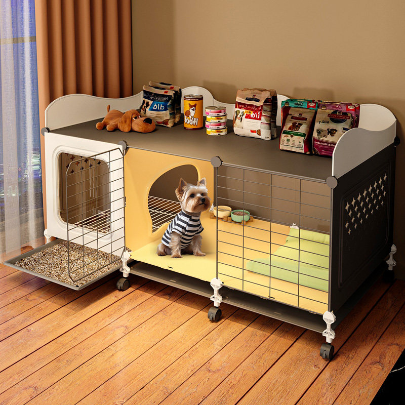 小型犬带厕所分离狗笼子