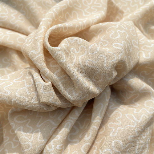 复原王蜀宫妓图不规则花纹垂感乱麻柔软不透N汉服百迭裙上襦布面