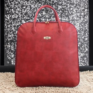 结婚陪嫁被子收纳袋婚庆红色喜被装棉被的手提皮包牛津包装袋子礼