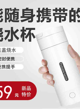 电热水杯迷你小型宿舍烧水壶便携式旅行电热水壶保温办公室烧水杯