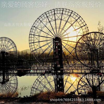 户外型防腐木景观水69234园车 景区公大水上装饰设质施复古游艺设
