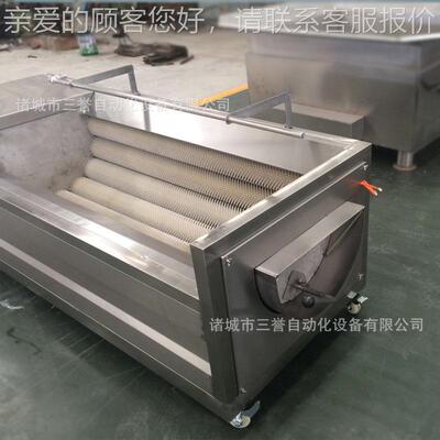 X-10皮0全不锈0钢Q 土豆72279芋头毛刷式清洗去机 萝卜清洗机