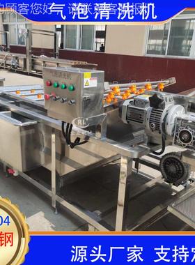 应鱼LLF腥草供清洗这机 鼓泡式红更菜耳光清去杂机 商用洗龙须菜