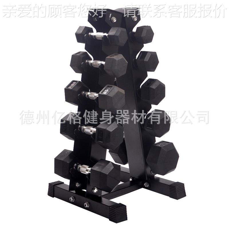 Calliven168哑铃男士健身器用女家士小材哑10KG包胶铃六角套装组