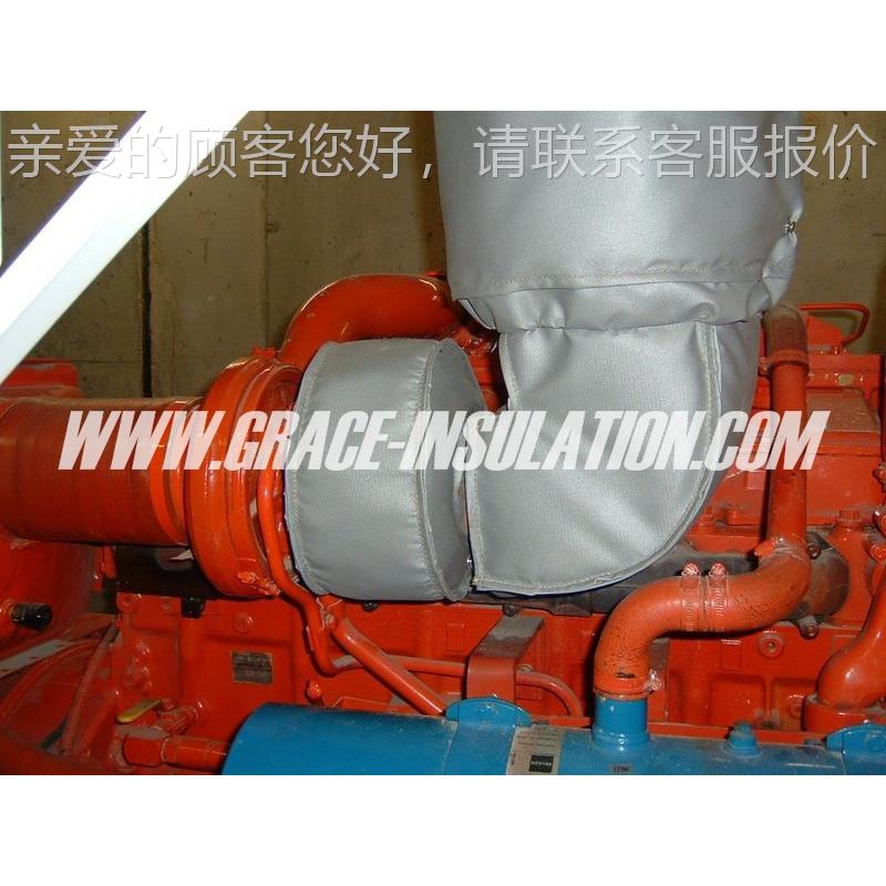 厂家保供应玻璃维保纤温隔套消音器排气管阀门温热469隔热套
