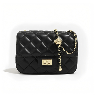 菱格链条小包包高级感单肩斜挎包