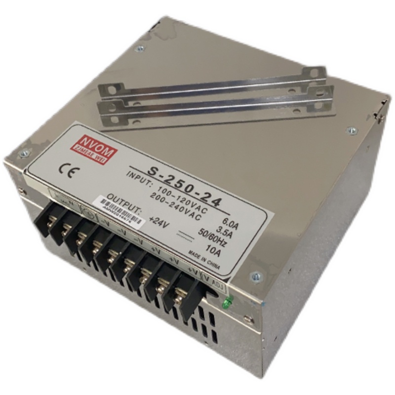 明伟开关电源 S-250-24V/12V 24V10A 12V20A  方型250W直流电源