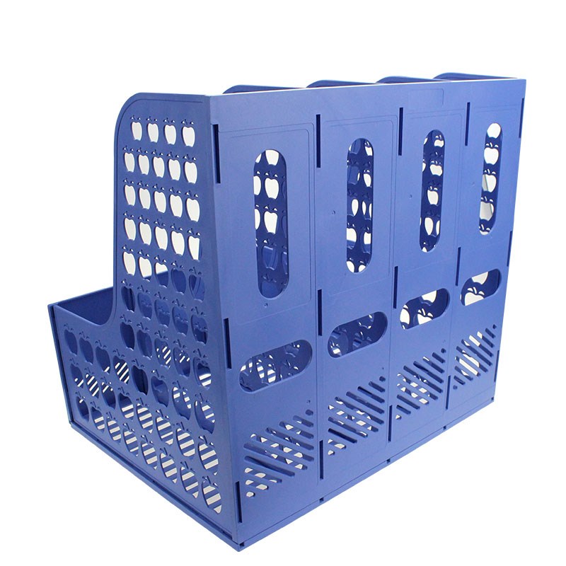 信奇文件架资料框档案筐文件夹386收纳盒置物架486学生用书立架