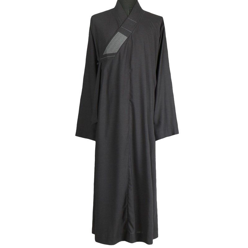 远尘新款僧服长褂男女比丘尼大褂夏季薄款天竺棉高档僧衣四季长袍