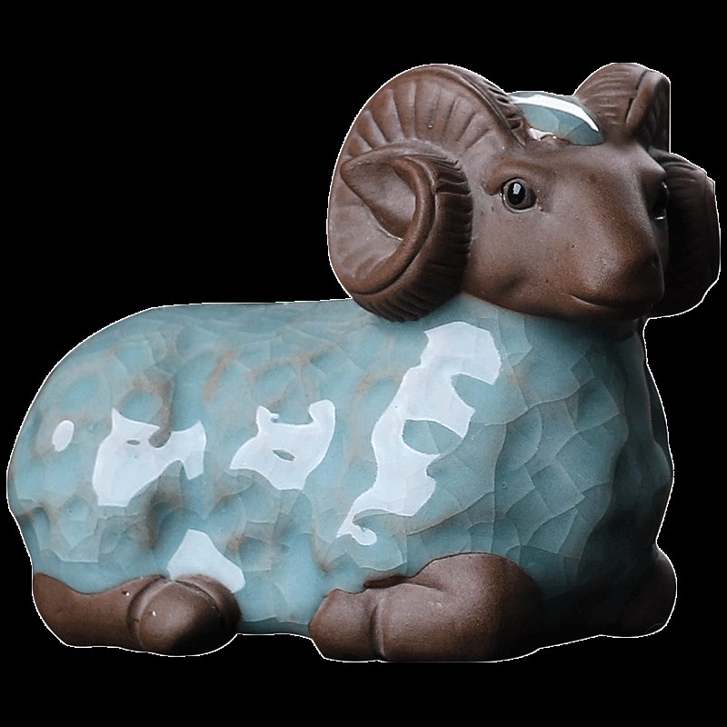 三羊开泰羊摆件家居饰品瓷器套装桌面客厅装饰创意家居小饰品可爱