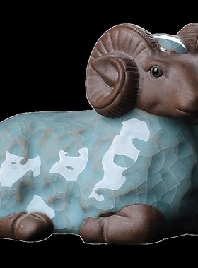 三羊开泰羊摆件家居饰品瓷器套装桌面客厅装饰创意家居小饰品可爱