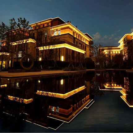 防水灯带户外装饰灯条家用线形灯灯槽专用低压LED灯带自黏胶灯带