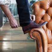 抽鞋 物舍IZOLA黄铜鞋 器鞋 器穿鞋 把男女高质感礼物 拔子金属提鞋