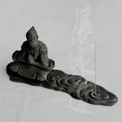 张家造斗战胜佛齐天大圣孙悟空禅意摆件家居庭院车载鱼缸茶桌装饰