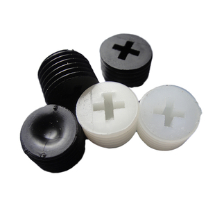 PC塑料螺丝内十字无头螺丝本色透明M7 M10*7机米螺栓紧定1000粒