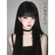 假发黑长直女彷真发漫画刘海齐刘海高层次日常整顶全头套假发女
