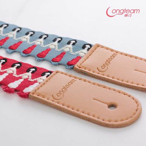 朗汀特色夏威夷女孩尤克里里背带 ukulele乌克丽丽尾钉背带琴带