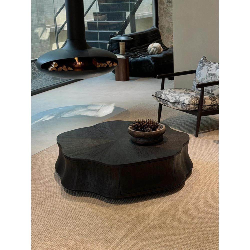 意式极简异形睡莲茶几客厅家用设计师款现代简约轻奢花瓣茶几组合,住宅家具,茶几,淘宝优惠券,粉丝福利购,淘宝优惠卷